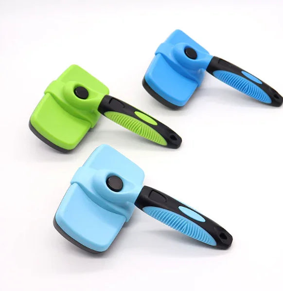 One-Touch Self-Cleaning Slicker Brush - main product view
