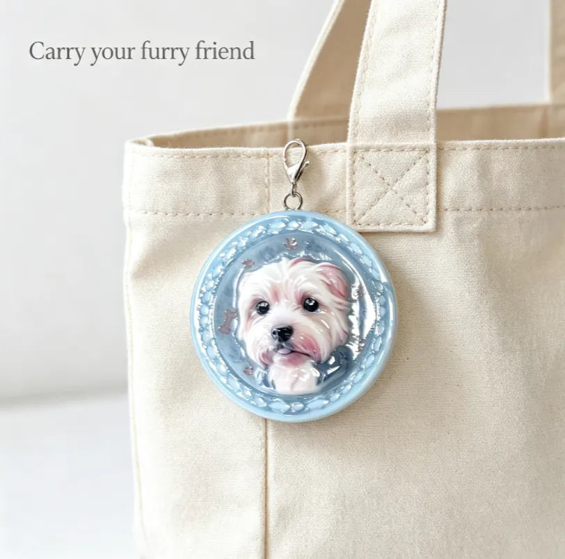 Custom Pet Portrait Pendant - Made From Your Pet's Photo, Personalized Gift for Dogs & Cats(Free Shipp - product detail image