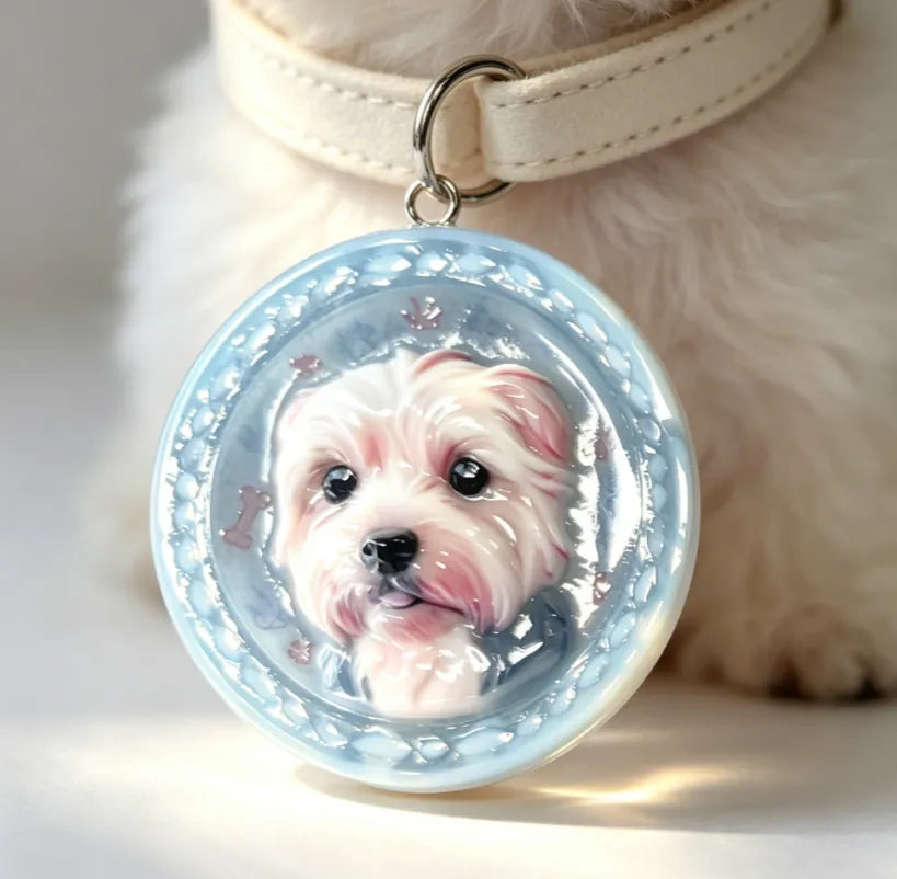 Custom Pet Portrait Pendant - Made From Your Pet's Photo, Personalized Gift for Dogs & Cats(Free - additional product view 11