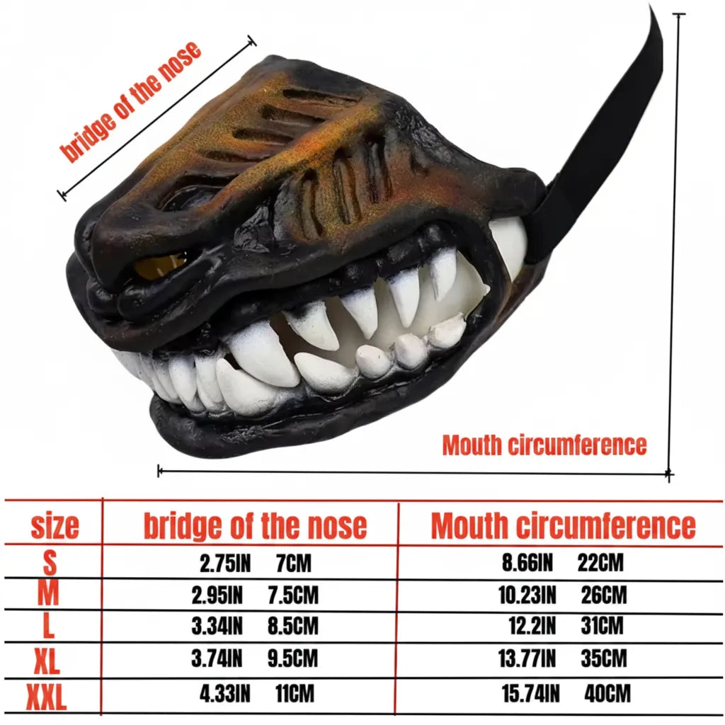 Spooky Dog Halloween Mask - Funny Pet Costume Accessory for Halloween Parties & Photos(Free Shipping) - close-up product view