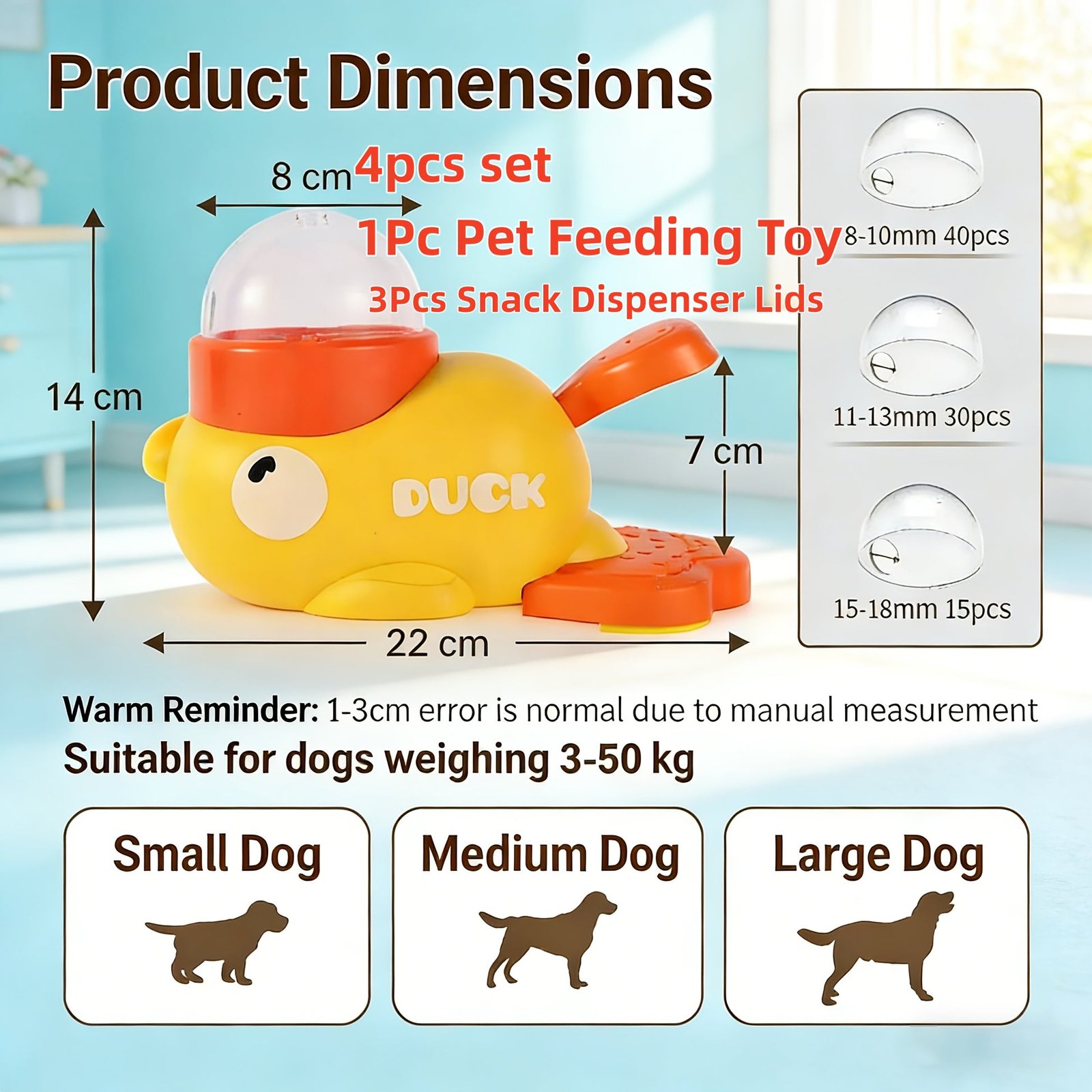 SmartDuckT Treat-Dispensing Puzzle Toy - product detail view