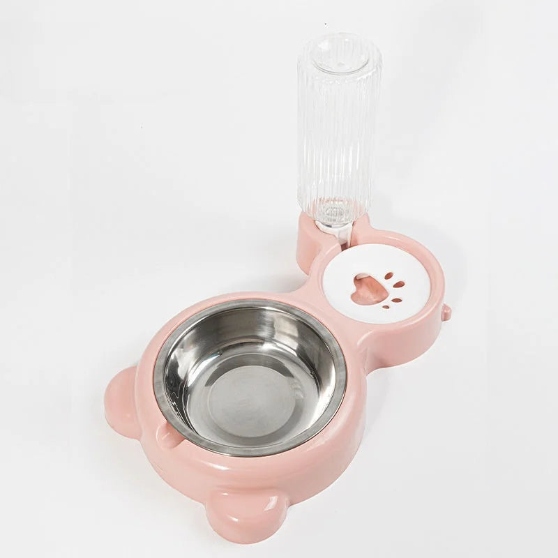 PetNest 2-in-1 Automatic Pet Water Dispenser & Food Bowl for Cats and Dogs - product detail image