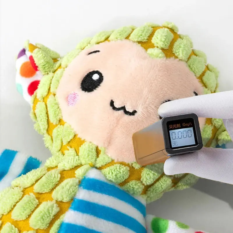 Cute Animal Plush Squeaky Chew Toy for Dogs & Cats - feature detail