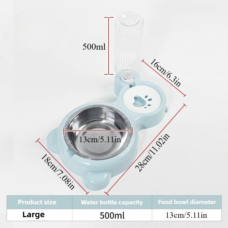 PetNest 2-in-1 Automatic Pet Water Dispenser & Food Bowl for Cats and Dogs - product design detail
