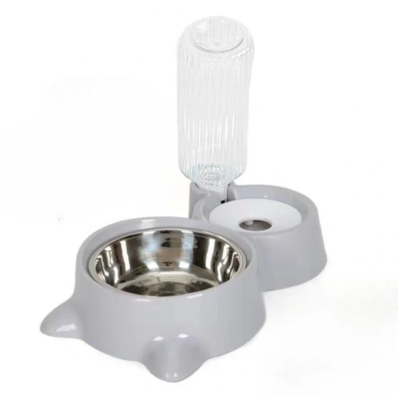 PetNest 2-in-1 Automatic Pet Water Dispenser & Food Bowl for Cats and Dogs - product presentation