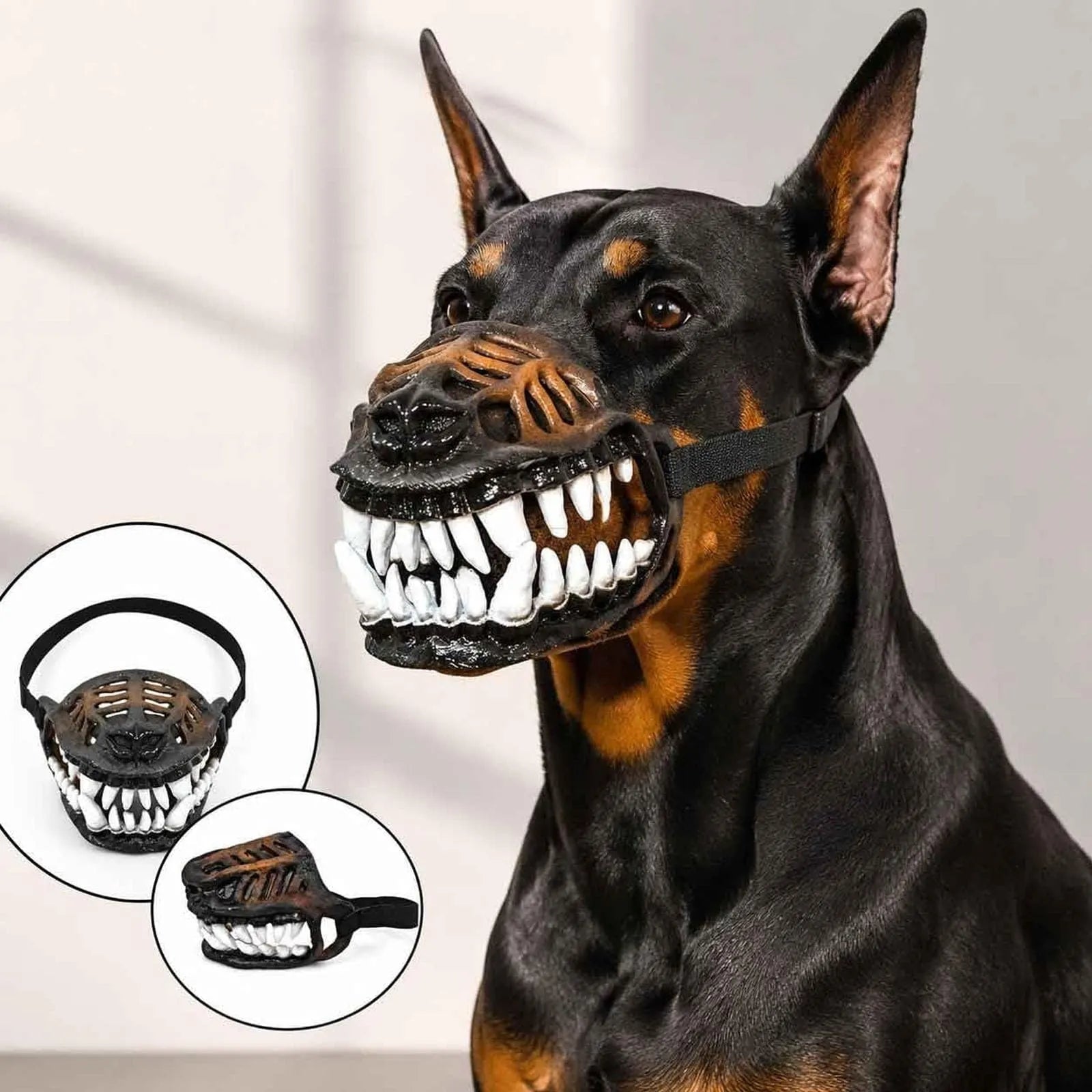 Spooky Dog Halloween Mask - Funny Pet Costume Accessory for Halloween Parties & Photos(Free Shipping) - product design detail